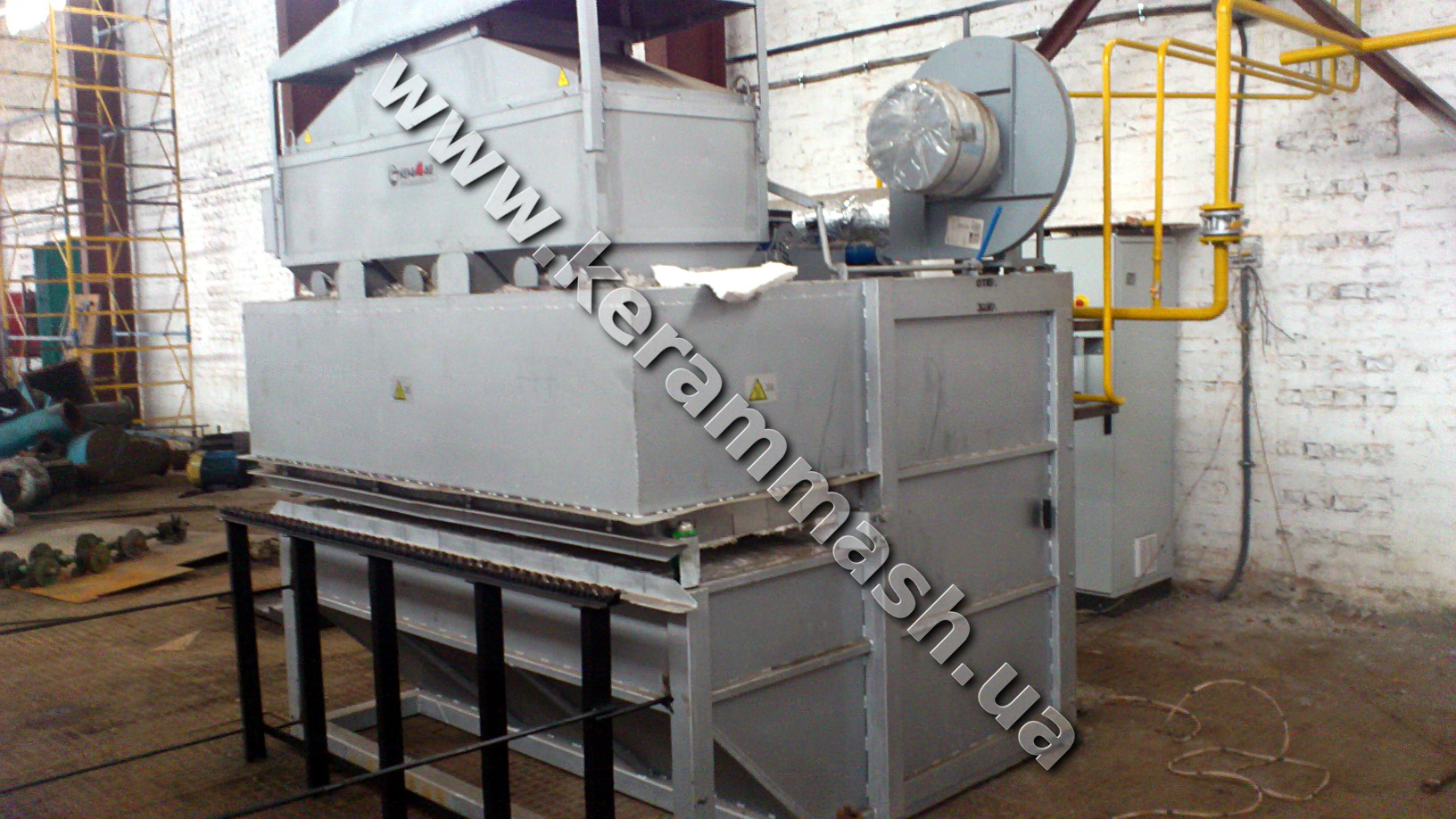 The industrial furnace for heat treatment of torsion bars and spring groups