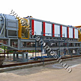 Industrial Electric drum-type furnace for drying and calcination